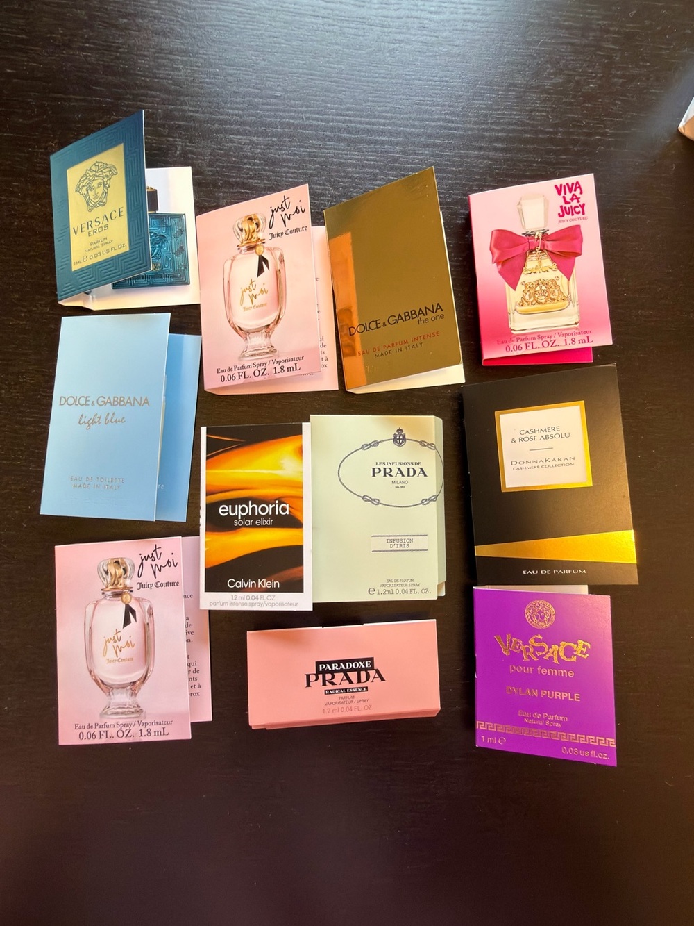 Set of 11 women dolce prada coach libre ysl w calvin klein dkny versace